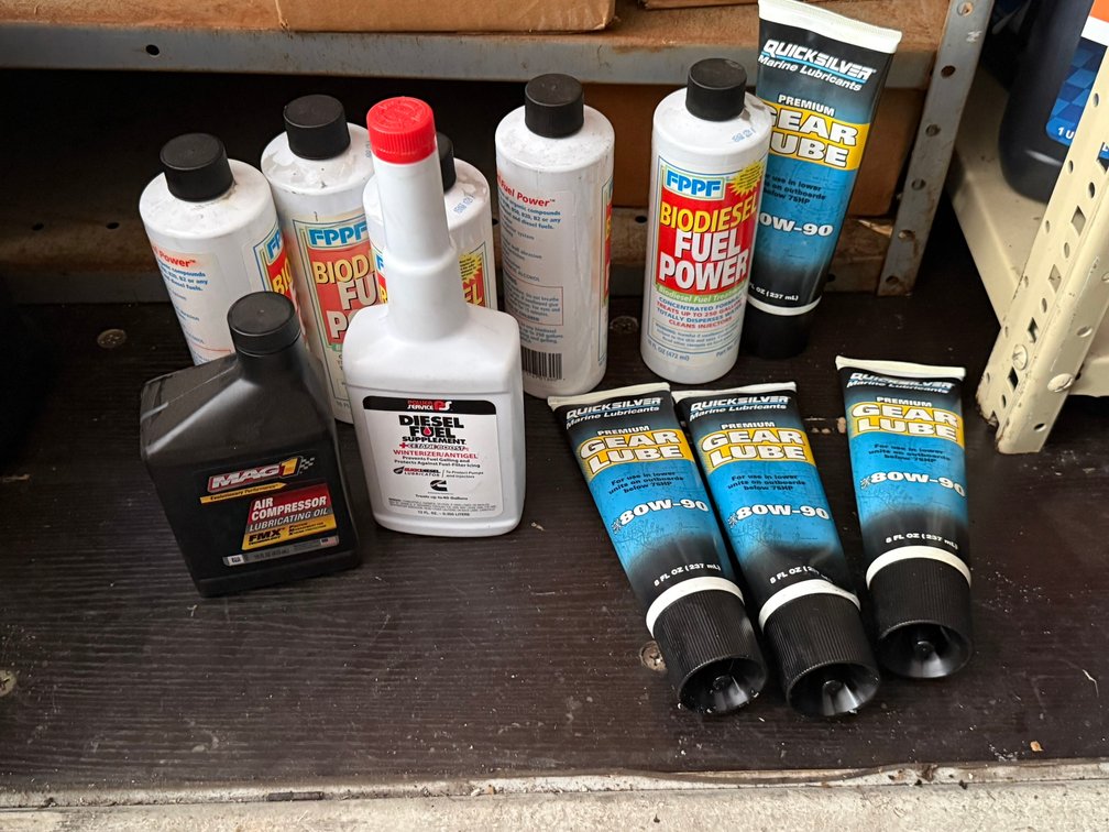 Box of Gear Lube and  Fuel Power
