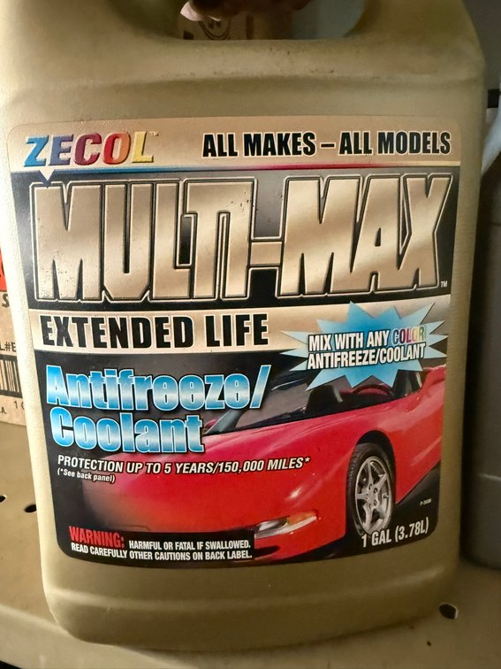 Zecol and Preston Anti Freeze and Coolant