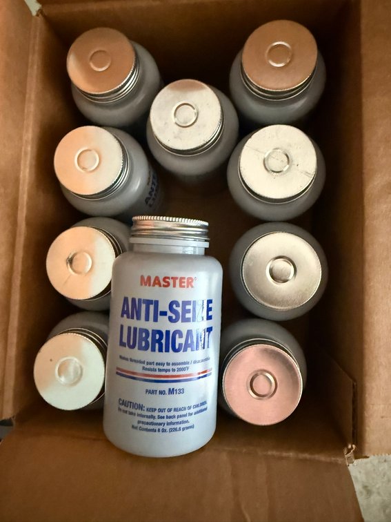 (10) Master Anti- Seize Lubricant