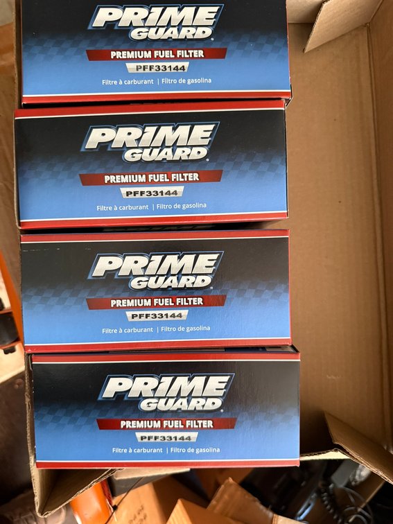 (4) Prime Guard Premium Fuel Filters