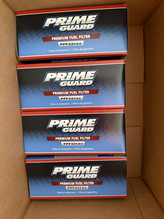 (4) Prime Guard Premium Fuel Filters