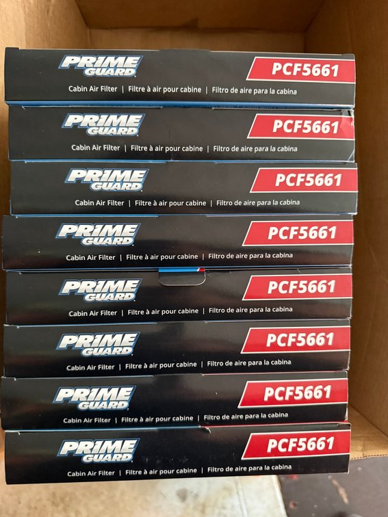 (8) Prime Guard Premium Cabin Air Filters