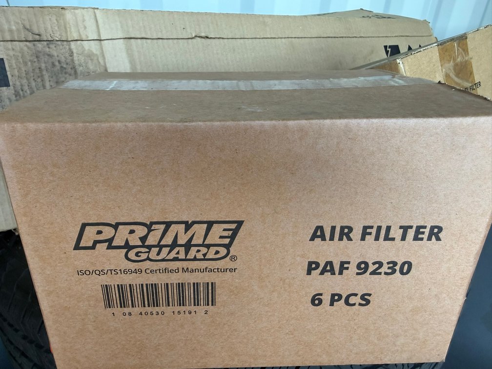 (6) Prime Guard Air Filters