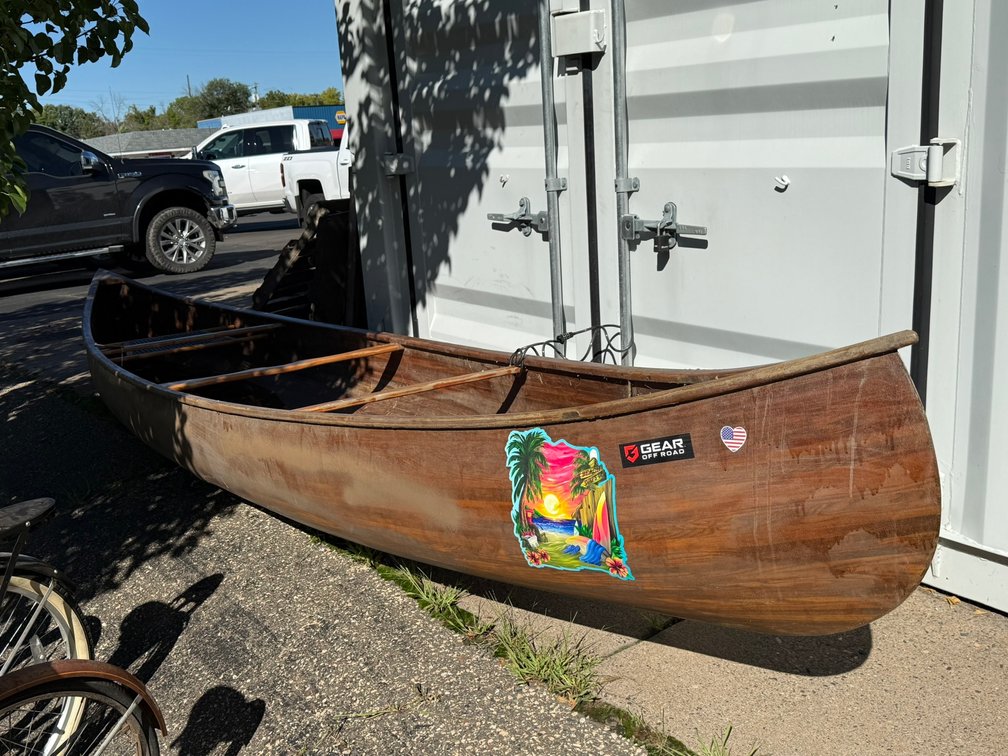 Wood Canoe with Seats