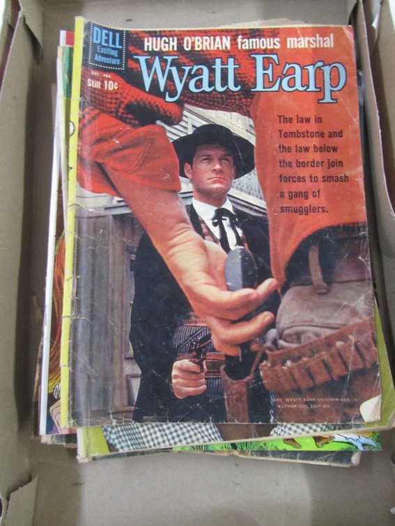 Flat Of Assorted Vintage Comic Books