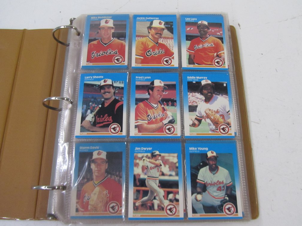 Partial 1987 Fleer Baseball Card Set