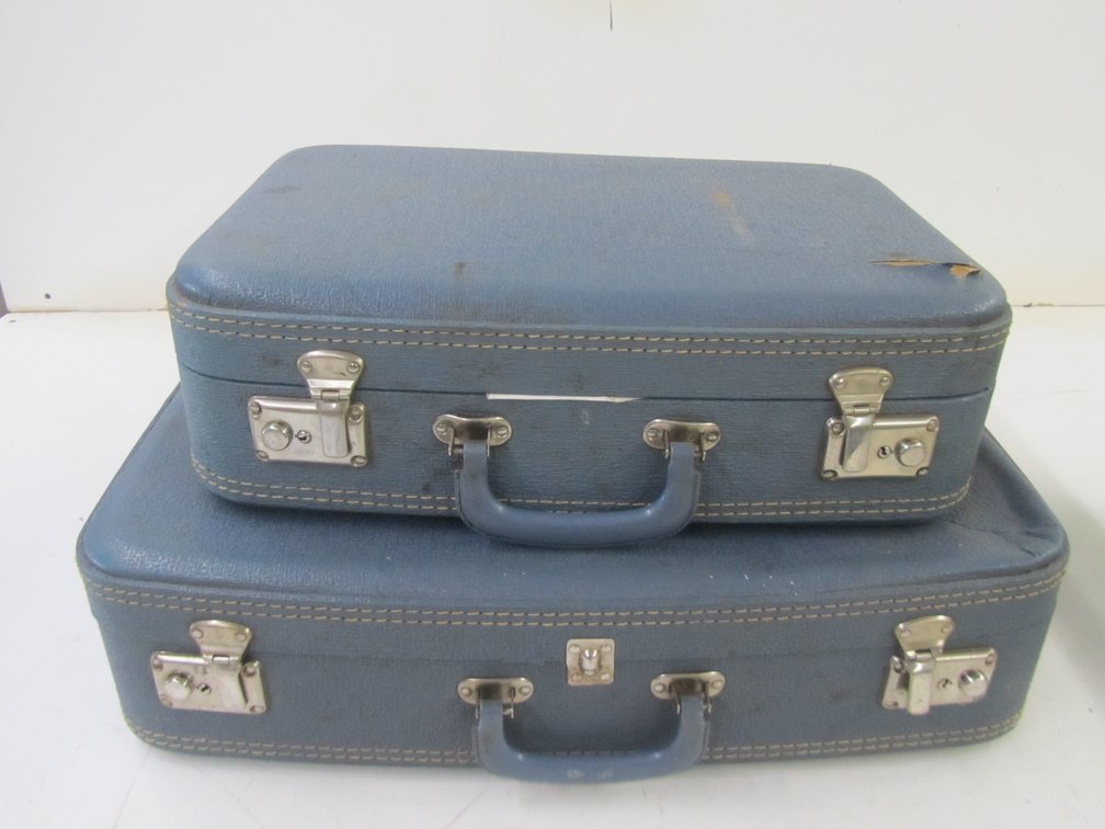 (2) Vintage Suit Cases Full Of Assorted Vintage Magazines