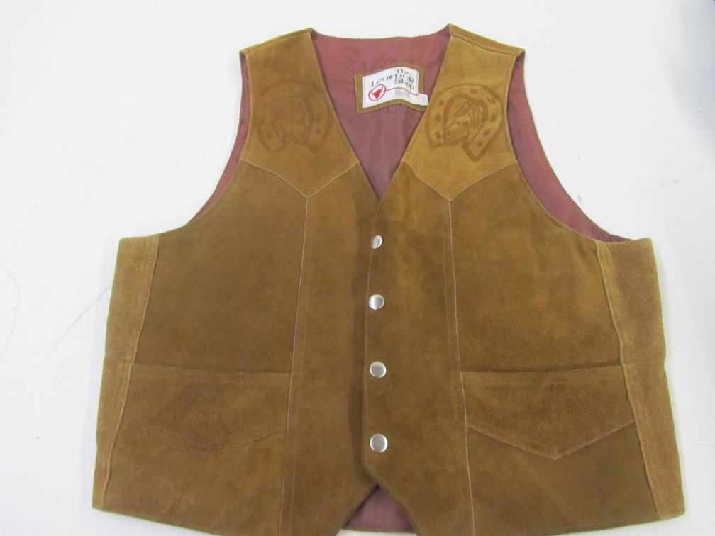 Sears The Leather Shop Leather Vest