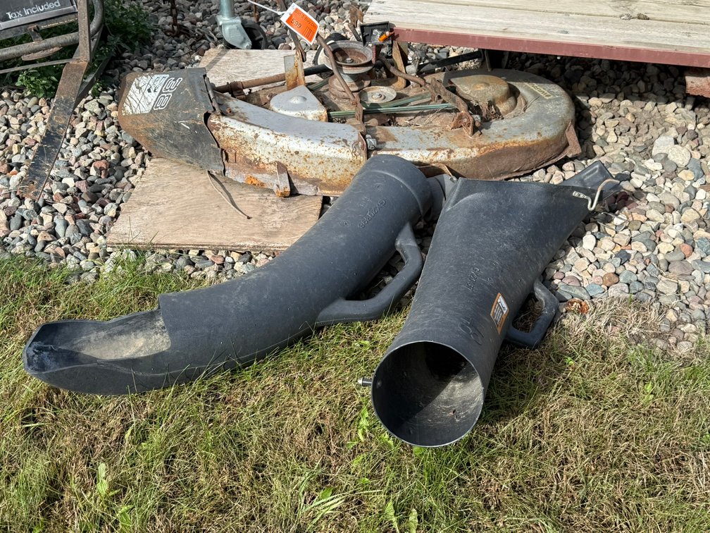 38" Craftsman Mower Deck and (2) Chutes