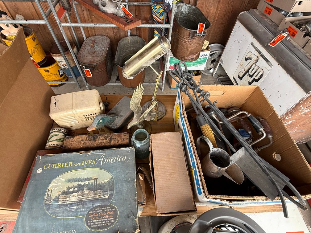 Wood Duck, Desk Lamp, Stanley Bottle,