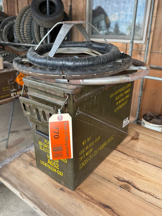 Ammo Box and (3) Steering Wheels