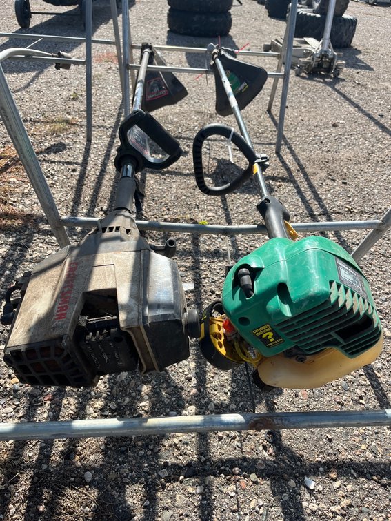Craftsman II 18" and Weed Eater Featherlite Weedwhips