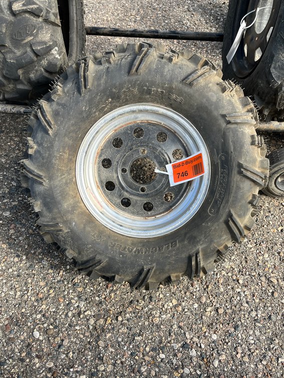 Blackwater ATV and UTV Tire with Rim