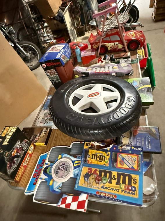 Collection of Toys, Football, and Puzzle
