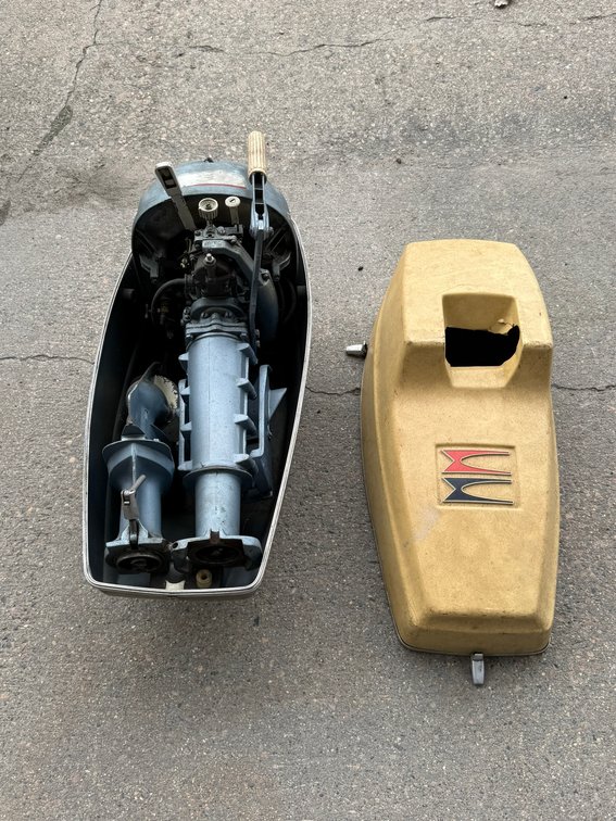 Evinrude Portable Boat Motor in Carrying Case