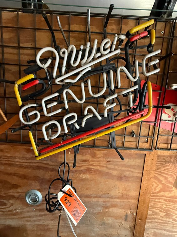 Miller Genuine Draft Light Up Sign