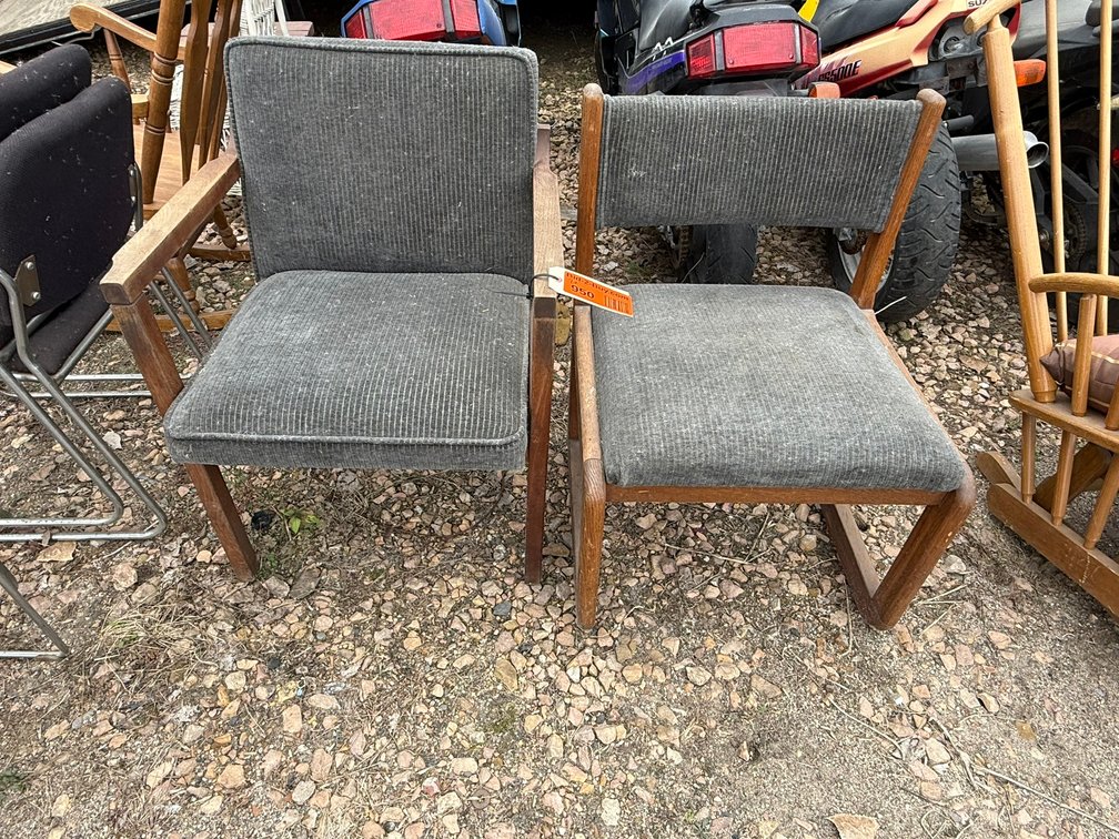 (2) Cushioned Chairs