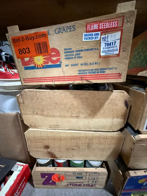 (4) Crates of Assorted Vintage Cans