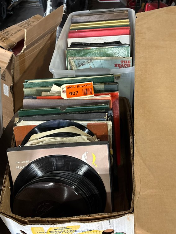(2) Totes of Records