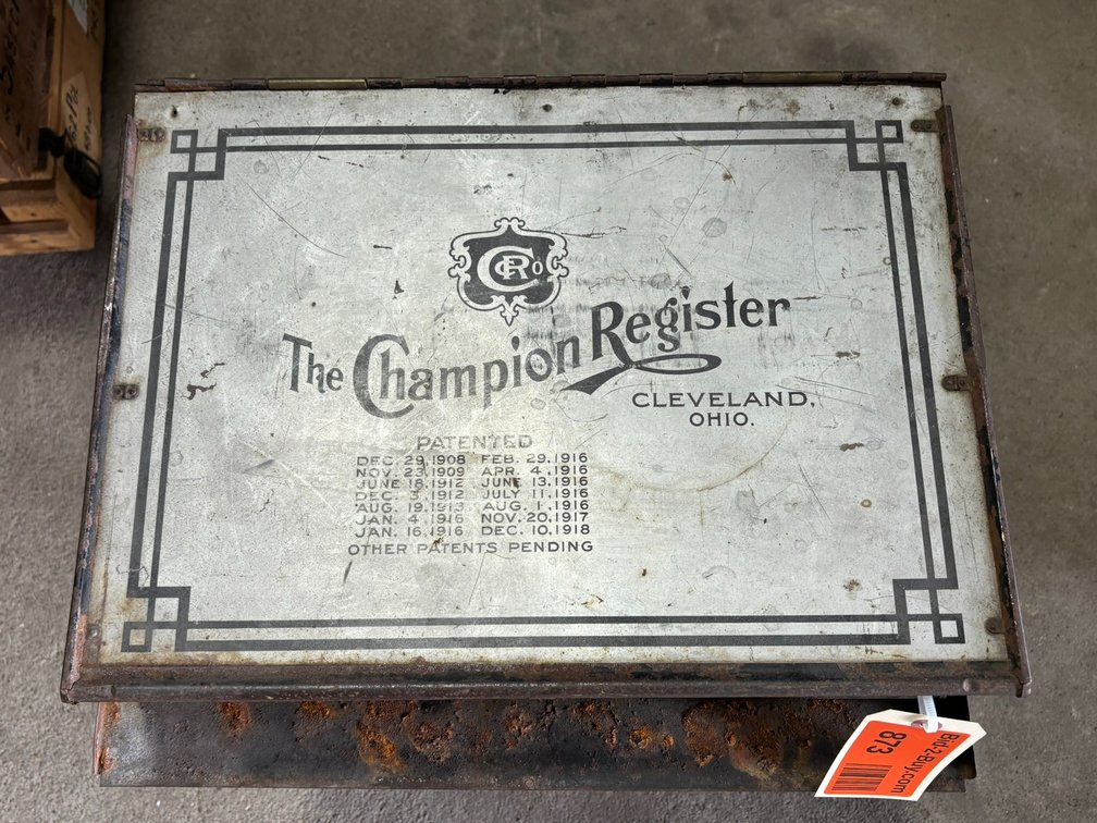 The Champion Register, Antique Card Case