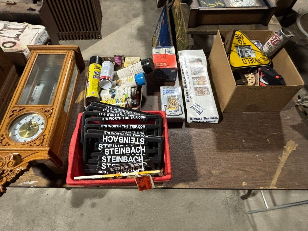 Shop Supplies and Baseball Memorabilia