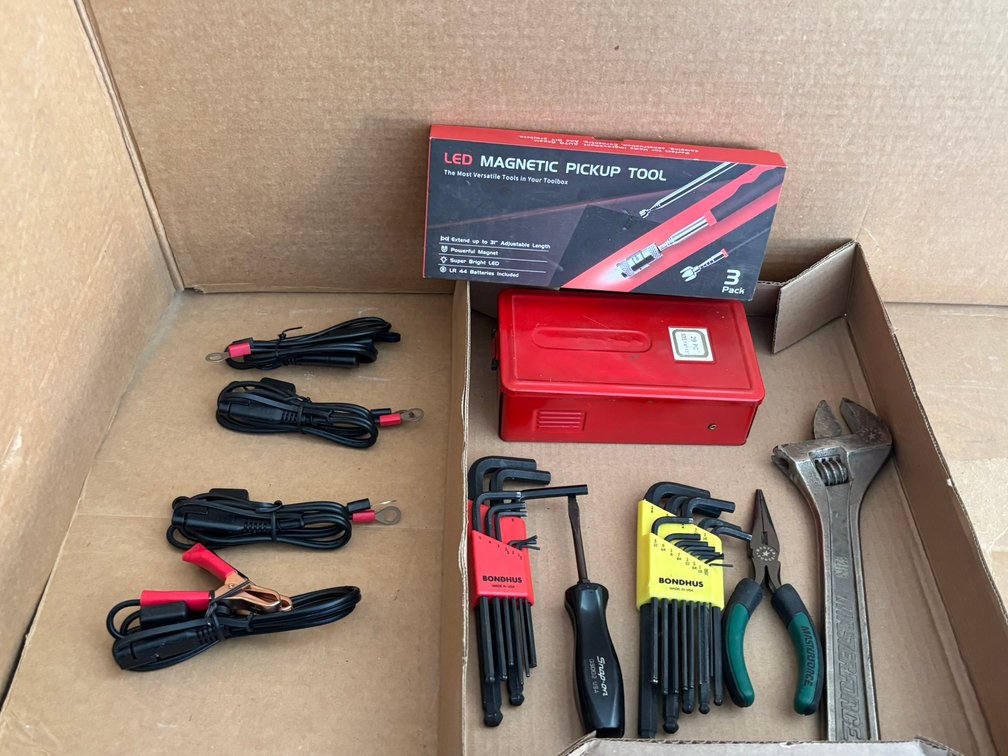 Assortment of Hand Tools, Wrench, Pliers