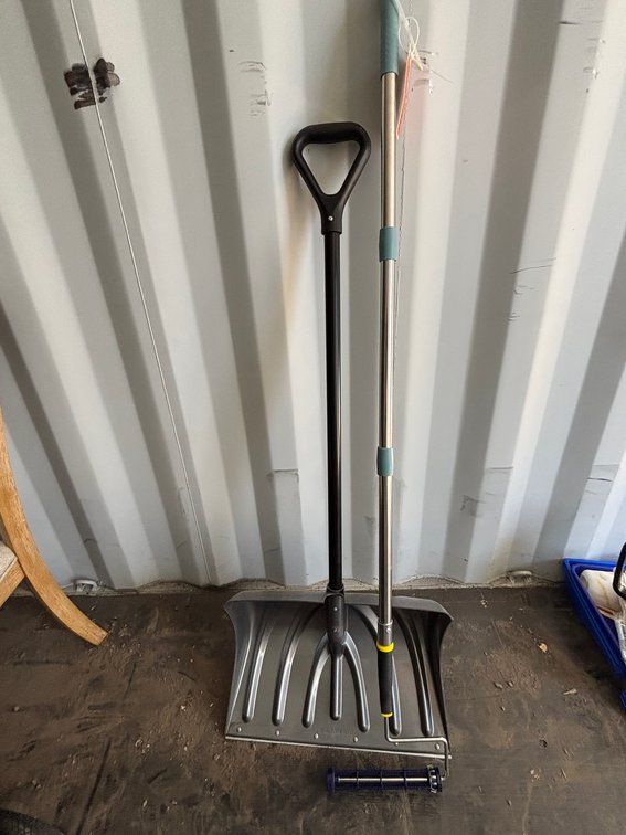 Extendable Paint Roller and Snow Shovel