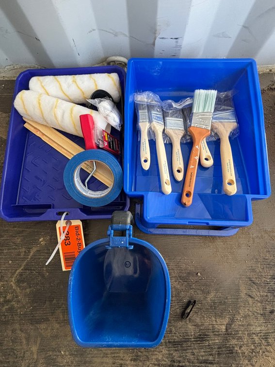 Assortment of Painting Supplies