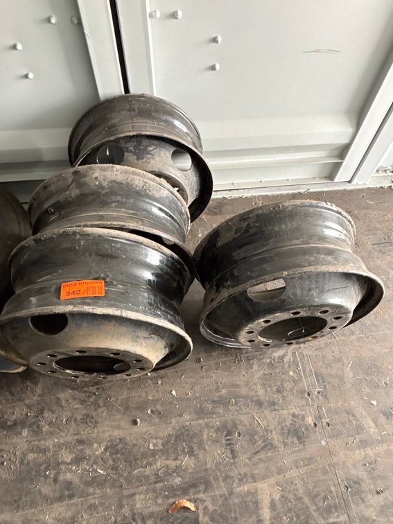 (4) 23-1/2" by 10" Rims, Black