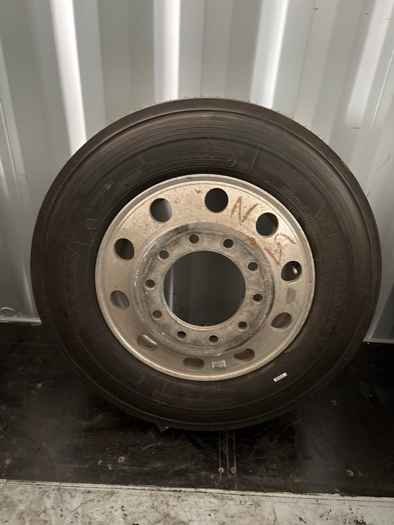 (2) Firestone FS 561 275/70R22.5 Tire with Rim
