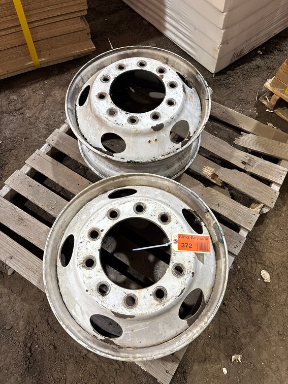 (2) Steel Rims with 10 Bolt Pattern
