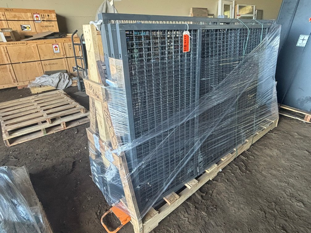 Painted Metal Security Fencing Panels and Frames