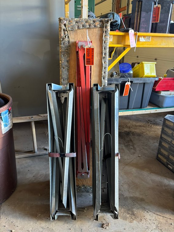 (2) Padded Saw Horses