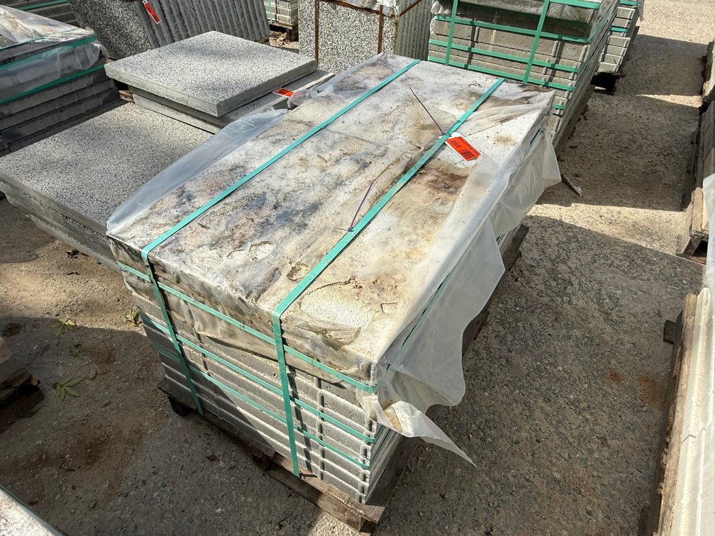 (20) Concrete White Tiles