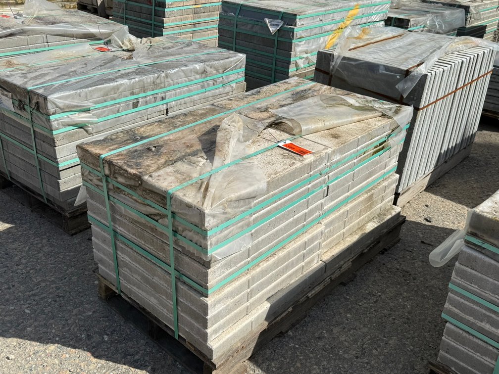 (20) Concrete White Tiles
