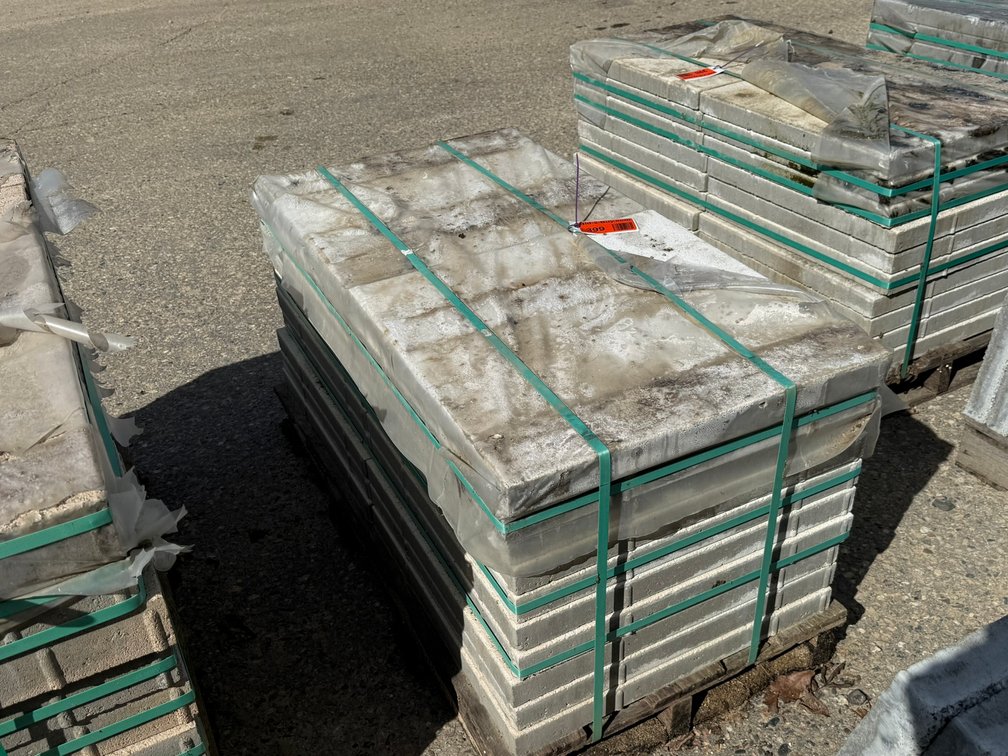 (20) Concrete White Tiles