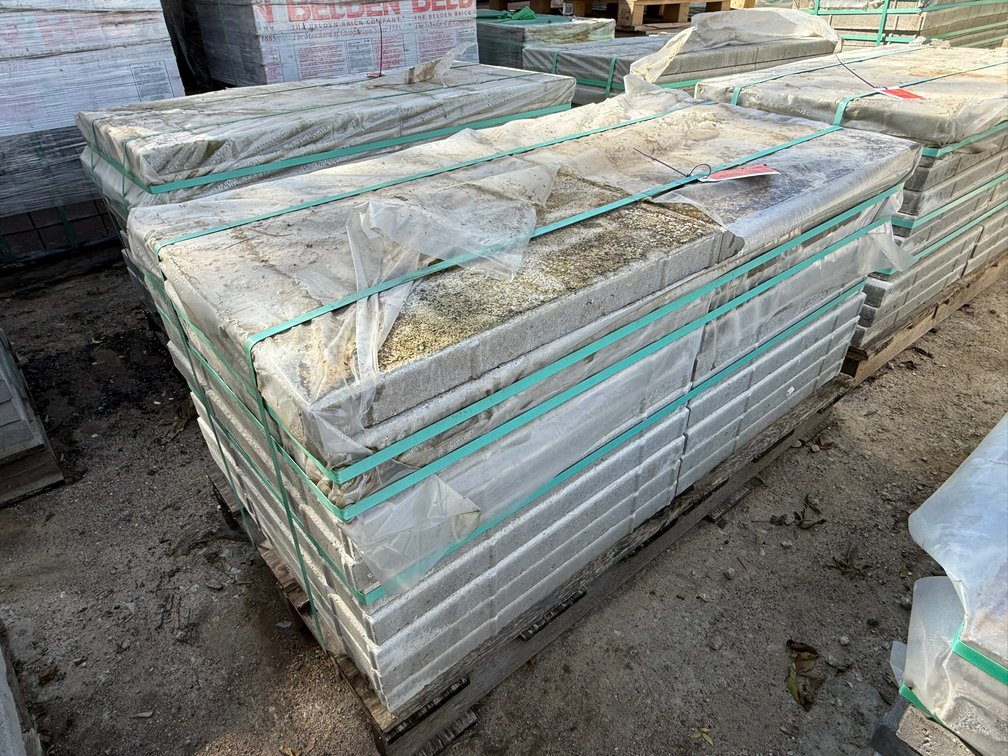 (20) Concrete White Tiles