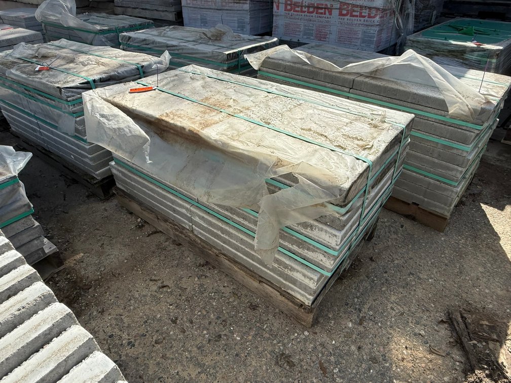 (20) Concrete White Tiles