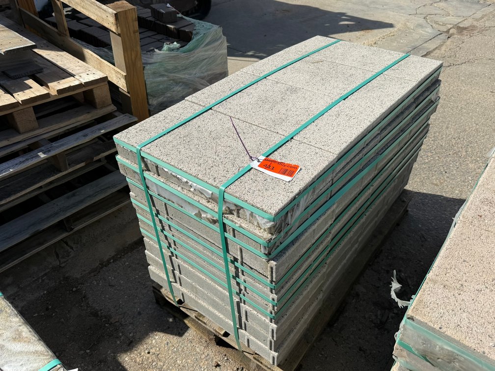 (40) Concrete White Tiles
