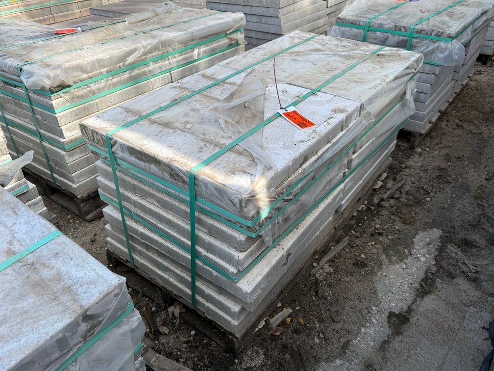 (20) Concrete White Tiles