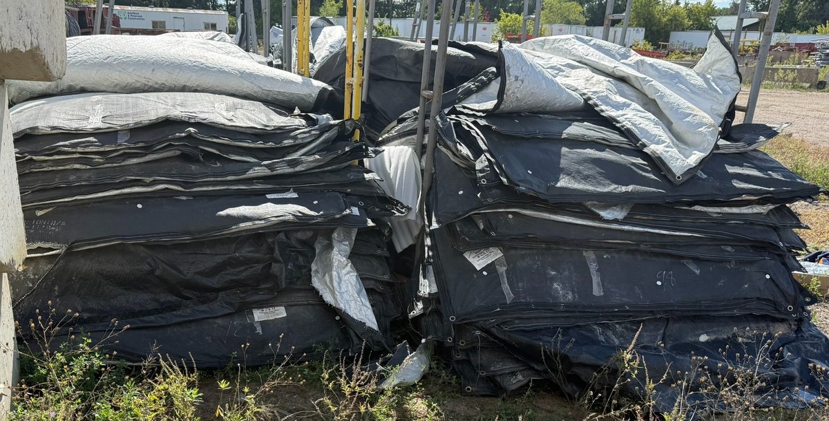 Contractor Surplus: Concrete Curing Blankets, Floor Trusses, Barrier Blocks & More