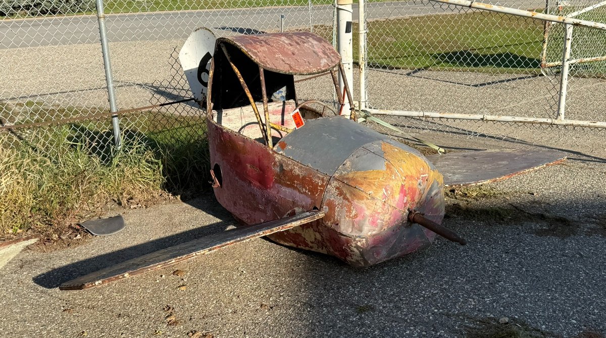Vintage Fair Ride Airplane