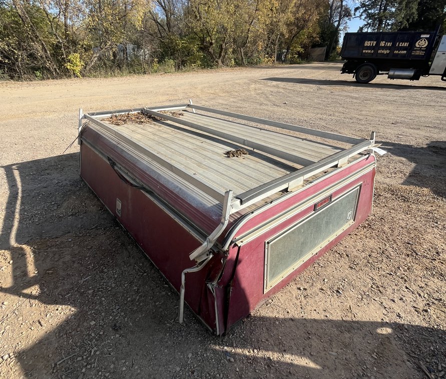 Red Truckbed Topper