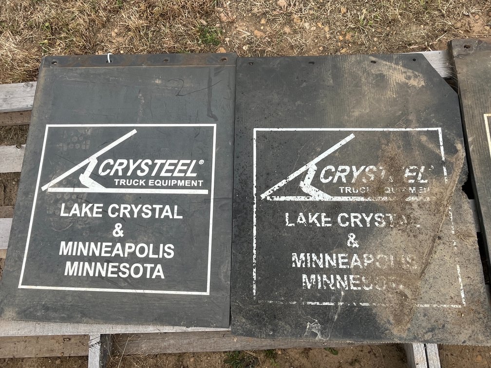 30" Crysteel Rubber Mud Flaps