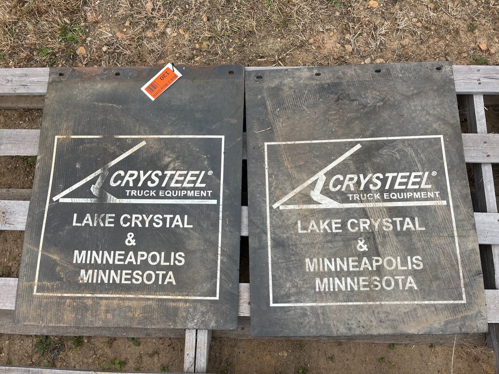 30" Crysteel Rubber Mud Flaps