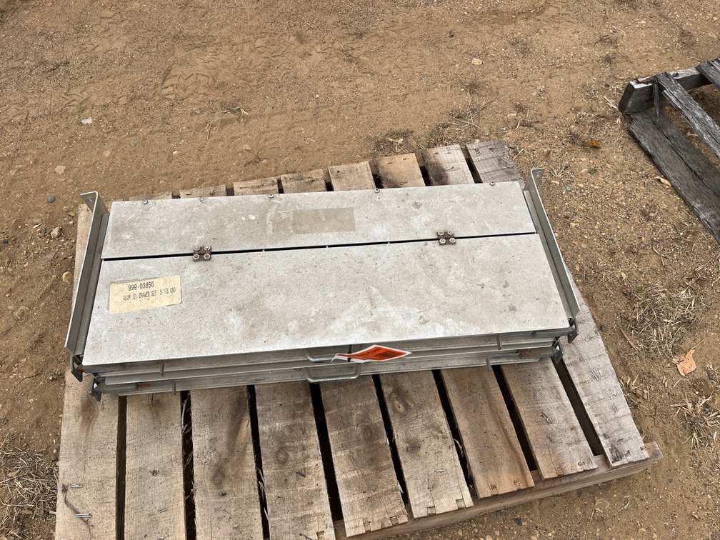 Aluminum 2-Drawer Set