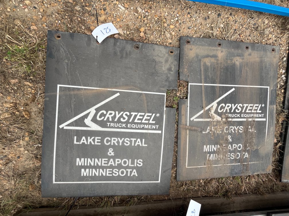 30" Crysteel Mud Flaps