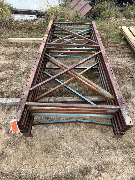 (5) Pallet Rack Uprights, 10' x 48"