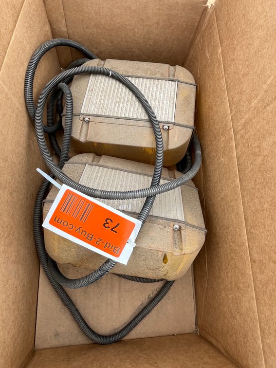 (2) Whelan Strobe Lights