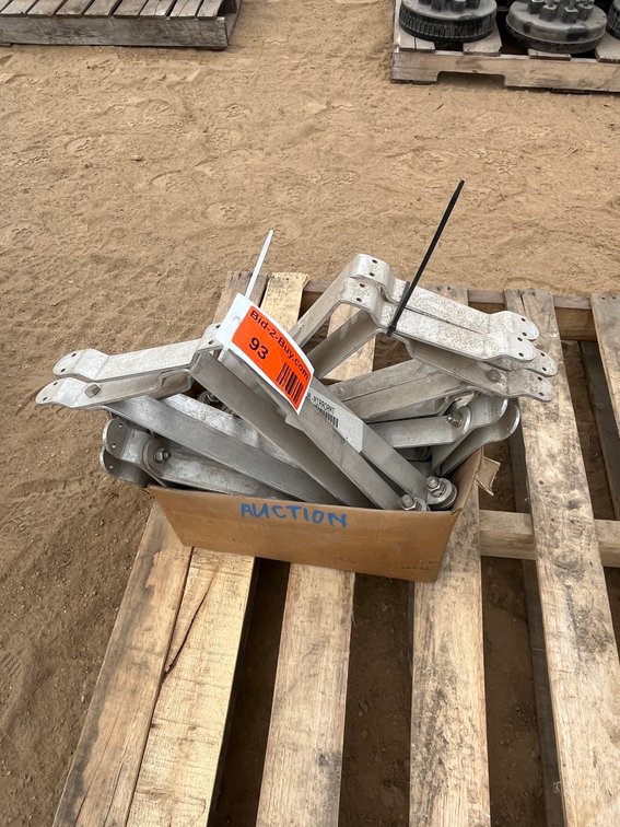 (4) Sets of Aluminum Mirror Light Brackets